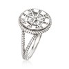 Ross-Simons Sterling Silver Compass Ring - 3 of 4