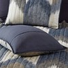 Sapphtopaz Bedding Comforter Set Cotton V-Print and Solid Color Reversible Quilt Set 3 Piece 1 Quilt, 2 Pillow Shams - 3 of 4
