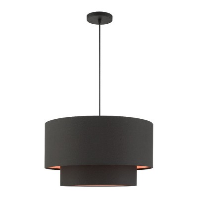 Livex Lighting Sentosa 3 - Light Pendant in  Black