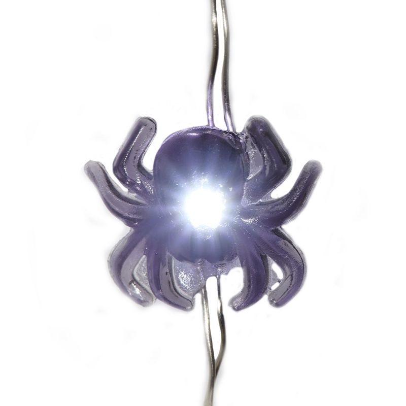 The Lakeside Collection Spider String Lights - Halloween Fairy Lights, 2 of 3