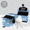 Big Dot of Happiness Light Blue Grad - Best is Yet to Come - Treat Box Party Favors - 2025 Light Blue Graduation Party Goodie Gable Boxes - Set of 12 - 3 of 4