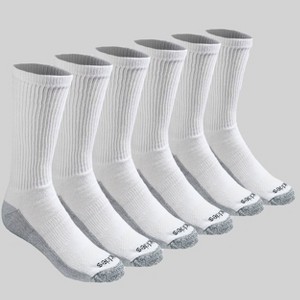 Dickies Big & Tall Dri-Tech Moisture Control Casual Socks 6pk - 12-14 - 1 of 4