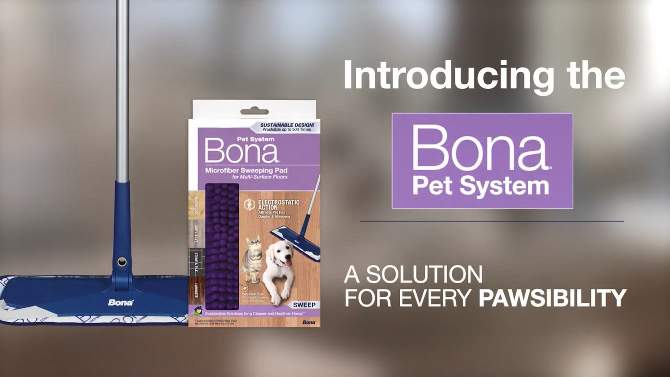 Bona Pet System Microfiber Sweeping Pad, 2 of 12, play video