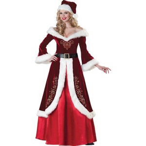Women's Mrs. St Nick Costume - Medium - 1 of 2