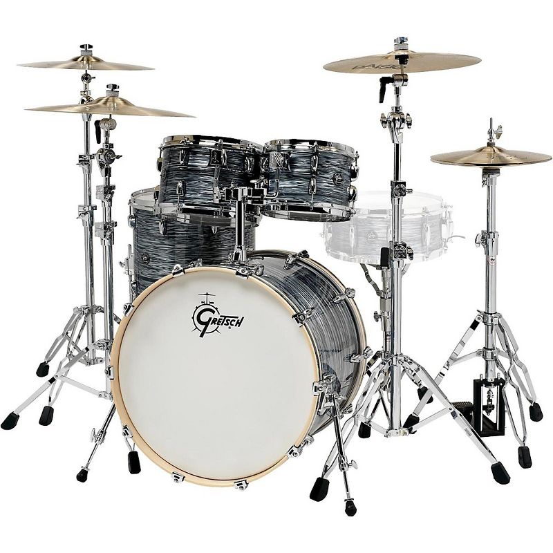 Gretsch Drums Renown 4-Piece Shell Pack Silver Oyster Pearl, 3 of 7