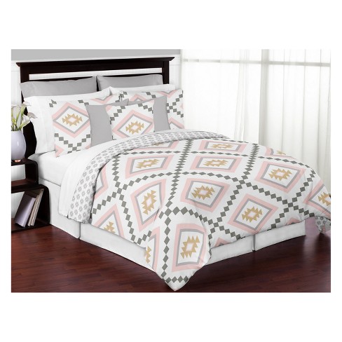 Full Queen 3pc Aztec Comforter Set Sweet Jojo Designs Target