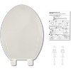 Whizmax Toilet Seat,Toilet Seat with Quick-Release And Quick-Attach, Plastic Toilet Seat with Soft Close, Never Loosen - 4 of 4