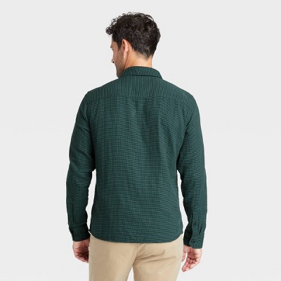 Hunter Green Dress Shirts : Target