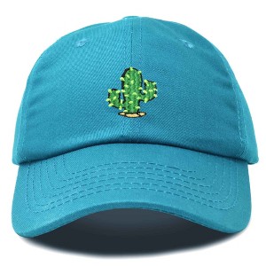 Dalix Cactus Embroidered Cap Cotton Succulent Baseball Hat Plant Adjustable Womens - 1 of 4