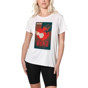 Women's Star Trek Tng Season 1 Episode 26 Loose T-Shirt White - 1 of 4