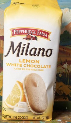 Pepperidge Farm White Chocolate Lemon Cookies - 7oz : Target