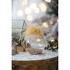 Gulches Set of 4 Stunning 4.7" Glass Christmas Ball Ornaments - Elegant Decorative Hanging Accents for Holiday Trees and Festive Celebrations - 4 of 4