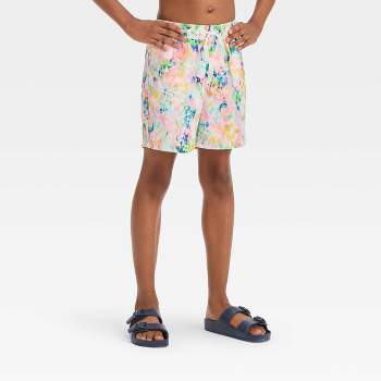 Boys' Grounded Tie-Dye Swim Shorts - Cat & Jack™