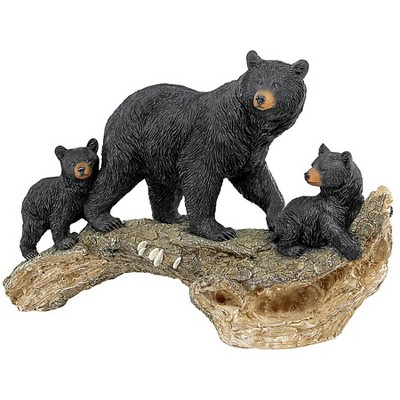Design Toscano Controlling The Cubs, Mother Black Bear Animal