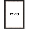 PosterPalooza | Simple Silver Picture Frame - UV Acrylic, Foam Board Backing, Hanging Hardware - 2 of 4