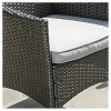 Christopher Knight Home Malta Set of 4 Wicker Patio Dining Chair with Cushions Gray - 3 of 4