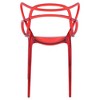 LeisureMod Milan Modern Plastic Dining Chair with Wire Design - 4 of 4