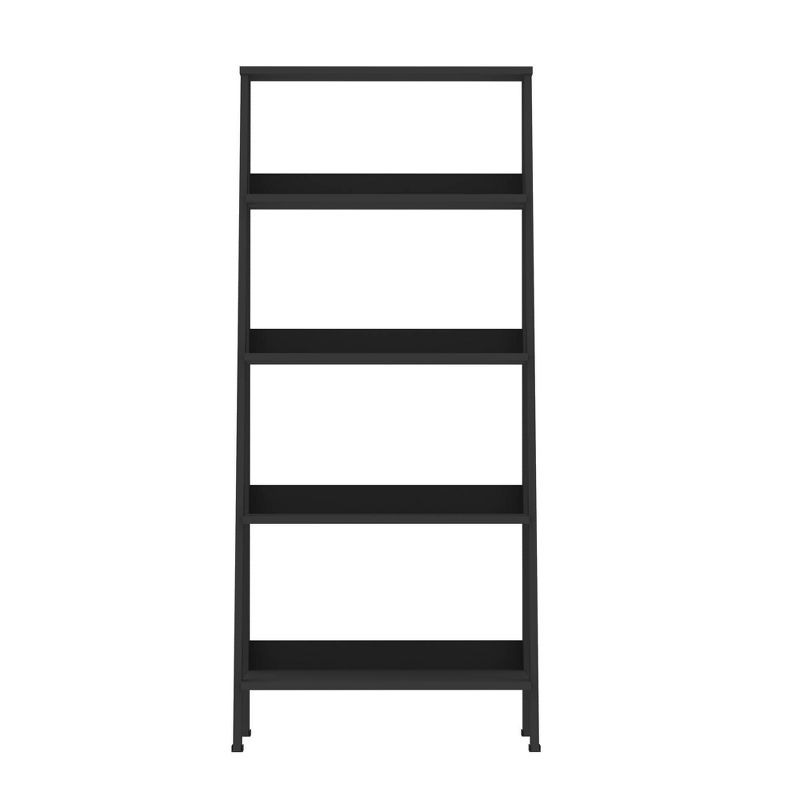 55" Thatcher Transitional Wood 4 Shelf Ladder Bookshelf - Saracina Home, 4 of 16
