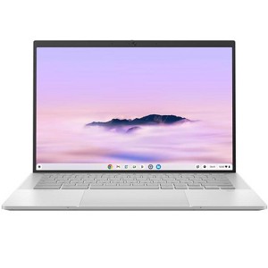 ASUS ChromeBook Plus/SILVER- Intel - Core Ultra 5 - 115U - 2.1GHz - 8-Core - 4.2GHz - 14Inch - Touch Screen - 2560 x 1600 - 16GB RAM - 512GB SSD - - 1 of 4