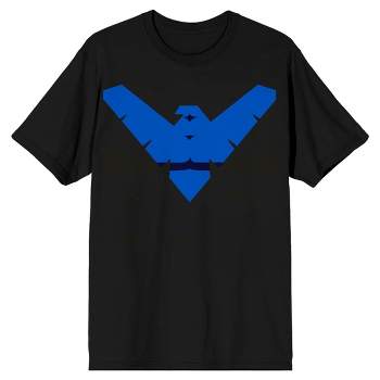 DC Comics Nightwing Men's Black Graphic Tee