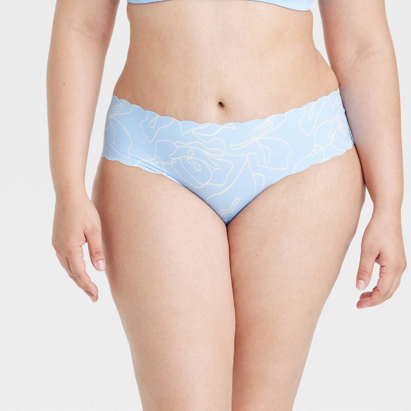Women's Scallop Edge Freecut Cheeky Underwear - Auden™, 5 of 7