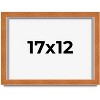 PosterPalooza | Classic Brown Picture Frame - UV Acrylic, Backing Board, Hanging Hardware Included - 2 of 4
