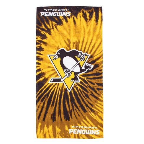 Nhl Pittsburgh Penguins Pyschedelic Beach Towel : Target