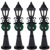 Northlight Set of 4 Lighted Street Lamps Christmas Village Display Pieces - 4.75" - 4 of 4