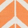 bright orange/cream