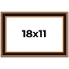PosterPalooza | Weathered Gold Picture Frame - UV Acrylic, Backing Board, Hanging Hardware Included - 2 of 4