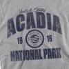 Men's Acadia National Park Established Date Crewneck Sweatshirt - 2 of 4