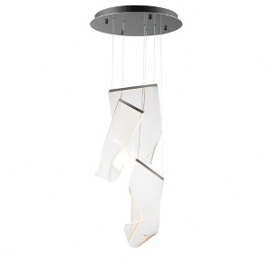 ET2 Lighting Rinkle 3 - Light Pendant in  Brushed Gunmetal - 1 of 3
