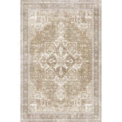 Machine Washable Non Slip Rugs Low Pile Rug Indoor Carpet