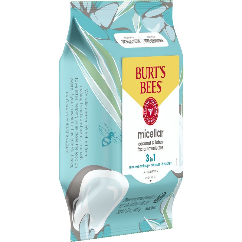 Burt's Bees Facial Cleansing Towelettes - 30ct, 3 of 26