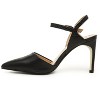 Sha Ankle Strap Slingback Stiletto Heel Sandals Women - 2 of 4