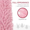 FURNIinspire Artificial Trees Tall Slim Christmas Tree, Christmas Decorations For Living Room, Christmas Holiday Party, Pink, 21.8"*21.8"*94.5" - 4 of 4