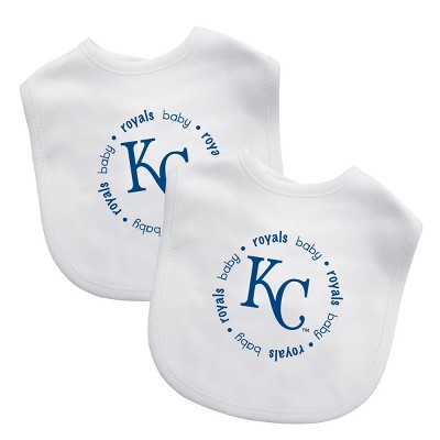 MLB Kansas City Royals 2pk Bib Set