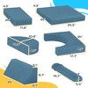Yinvani 12 Pcs Kids Modular Couch, Toddlers Couch Child Sectional Sofa, Playroom Bedroom Furniture for Boys and Girls - 3 of 4