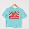 Simply Sage Market Strawberry Rays Boxy Crop Top - 3 of 4