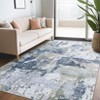 5x7 Area Rug Non Slip Non Shedding Rug Abstract Low Pile Rugs Foldable Indoor Carpet - 2 of 4