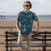 Mio Marino Mens Casual Button-Down Hawaiian Short Sleeve Shirt - 3 of 4
