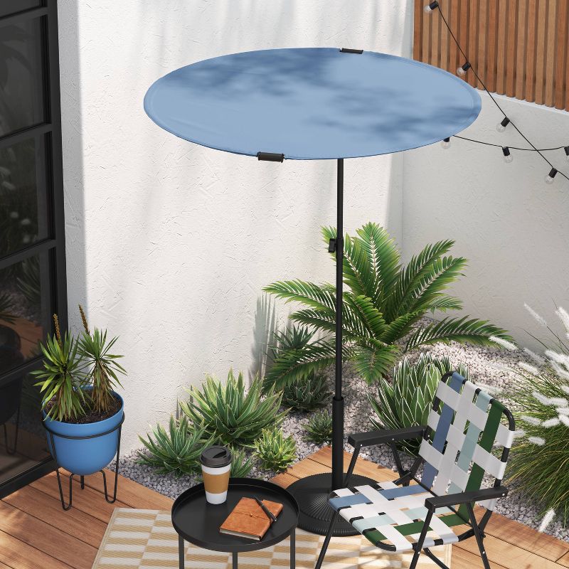 4' Round Outdoor Patio Market Umbrella - Room Essentials™, 3 of 9