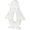 Northlight LED Lighted Penguin Marquee Wall Art - 10.25" - White - 4 of 4