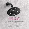 PROOX Single-Handle 6-Spray Round High Pressure Shower Faucet with 5.91 in. Large Shower Head in Matte Black (Valve Included) - 4 of 4