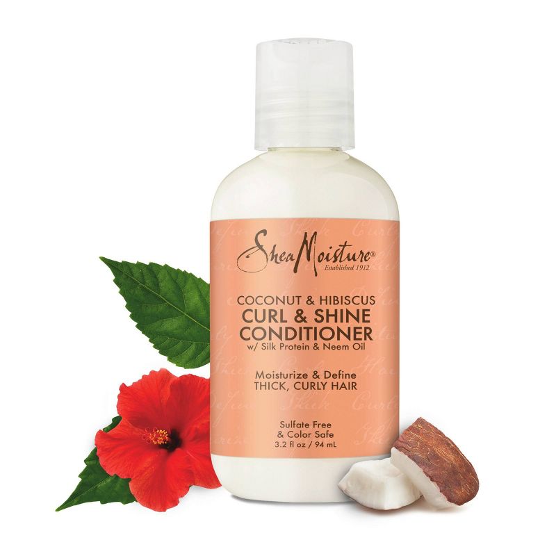 SheaMoisture Coconut & Hibiscus Curl & Shine Conditioner For Thick Curly Hair, 6 of 17