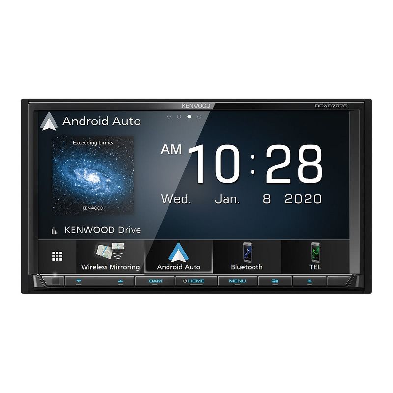 Kenwood DDX9707S Stereo Receiver w/ Apple CarPlay and Android Auto, 1 of 10