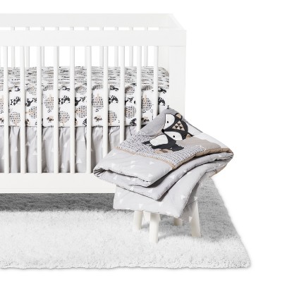 cream crib bedding set