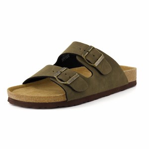 CUSHIONAIRE Men's Lane Cork Footbed Sandal with +Comfort,  Arch Support, Adjustable Straps, Casual Summer Footwear - 1 of 4