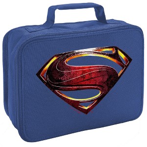 Justice League Superman Logo Insulated Soft Sided Lunch Box - 1 of 4