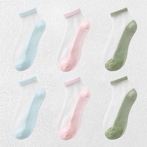 Alilang Chic Women's Summer Thin Ankle Socks Soft for Casual 6Pk - 1 of 2